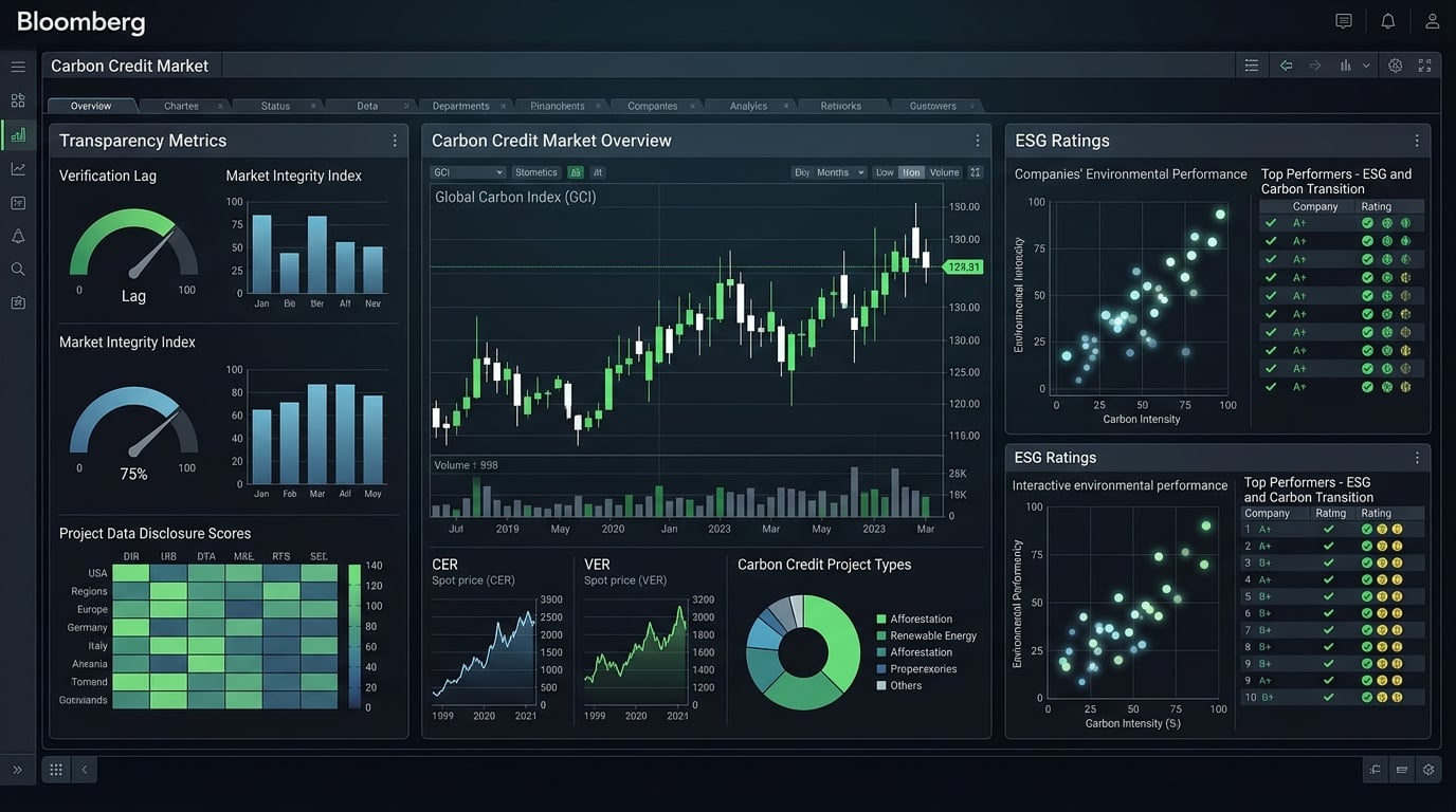 Sylvera × Bloomberg Terminal: Karbon Şeffaflığı Finansal Altyapıya Taşınıyor