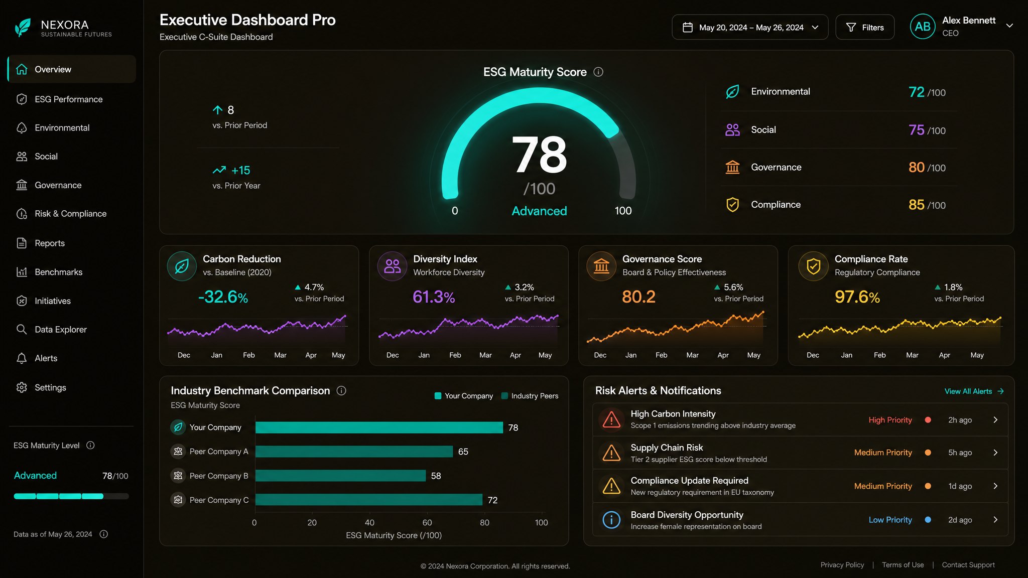 Executive Dashboard Pro