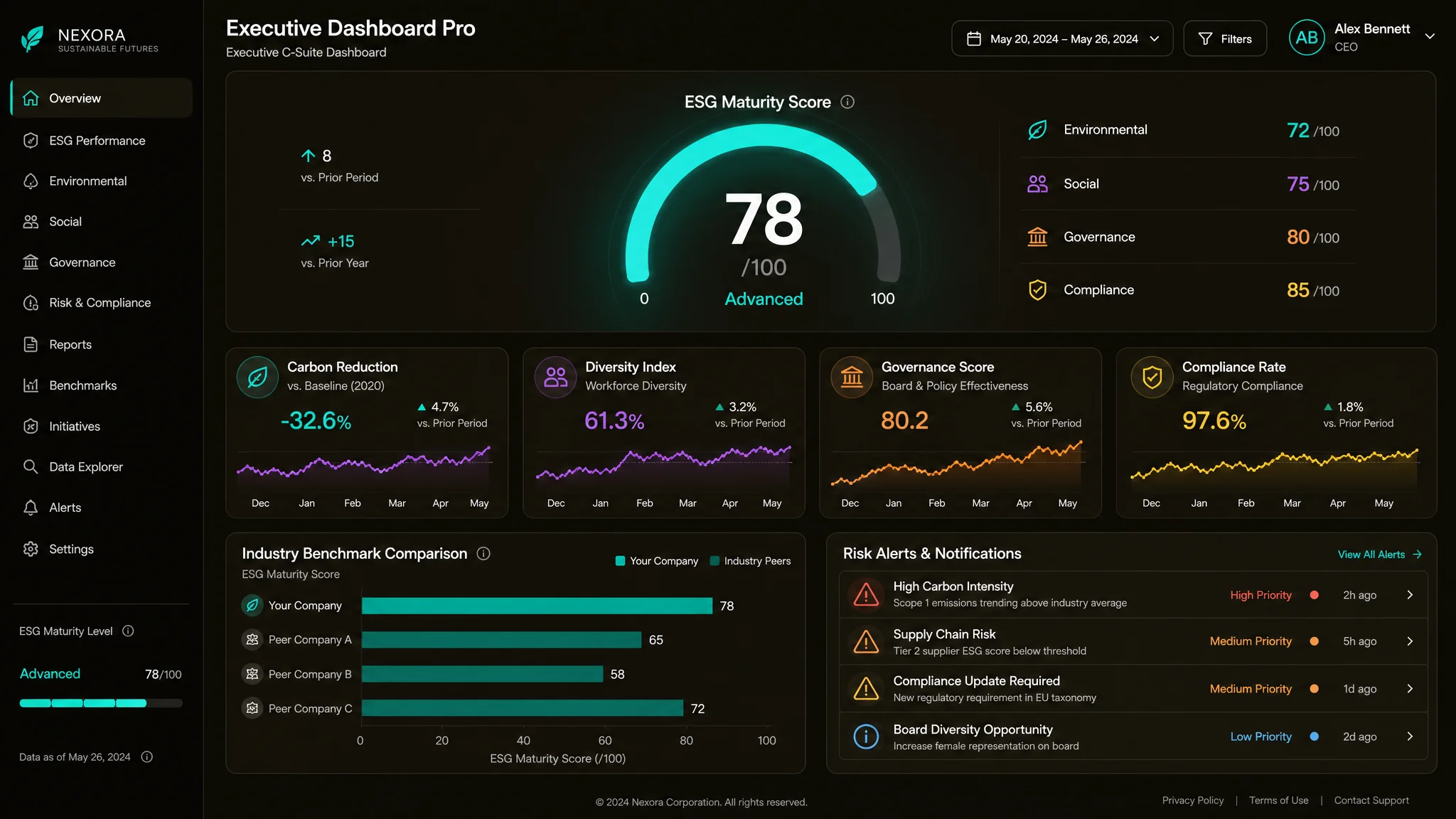 Executive Dashboard Pro